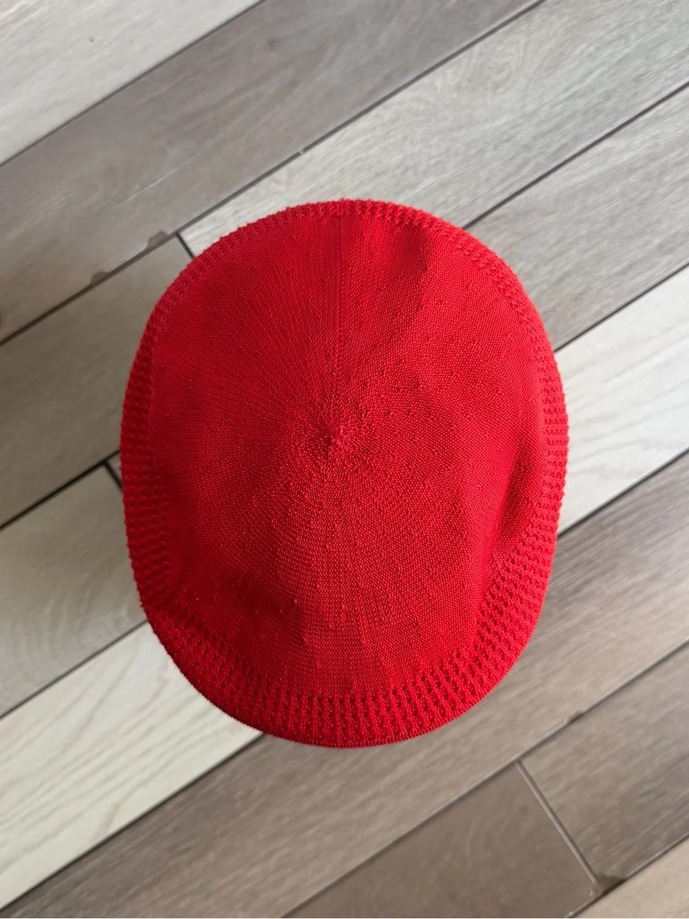 Kangol Tropic 504 Ventair hat in scarlet red